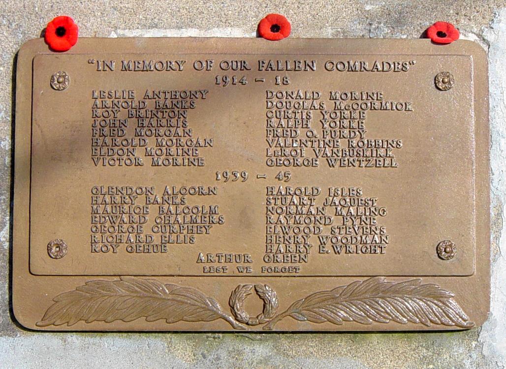 Nova Scotia, Bear River: World Wars One and Two (refurbished)