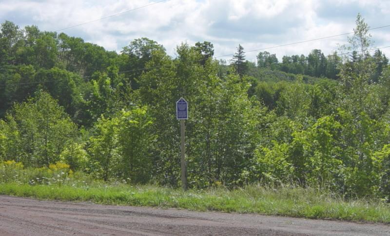 Colchester County: Acadian Heritage sign #13, Cooper Road, Tatamagouche