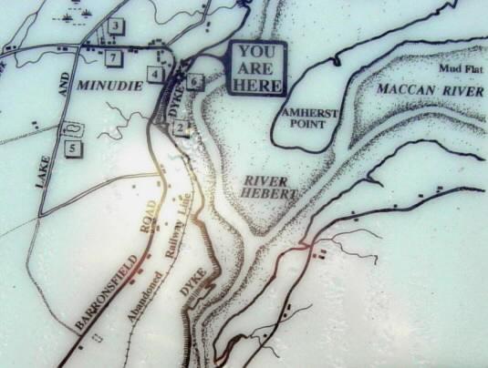 Minudie: Amos Peck Seaman interpretative panel