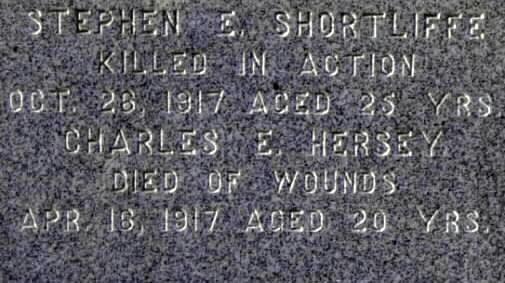 Freeport war memorial, north face