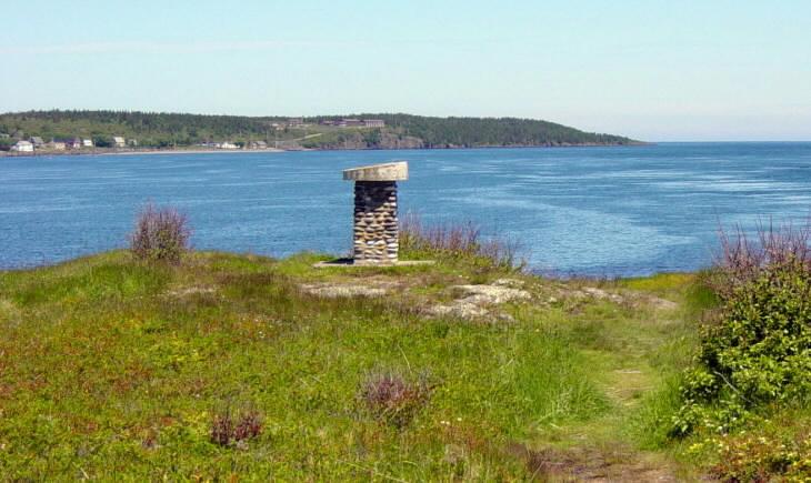 Joshua Slocum monument, general view looking north