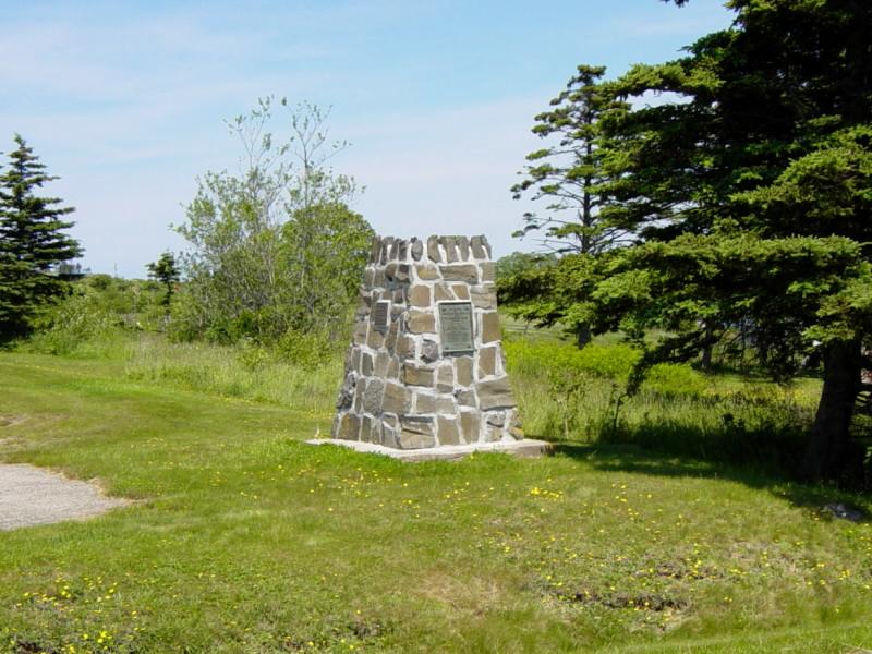 Nova Scotia: Westport monument