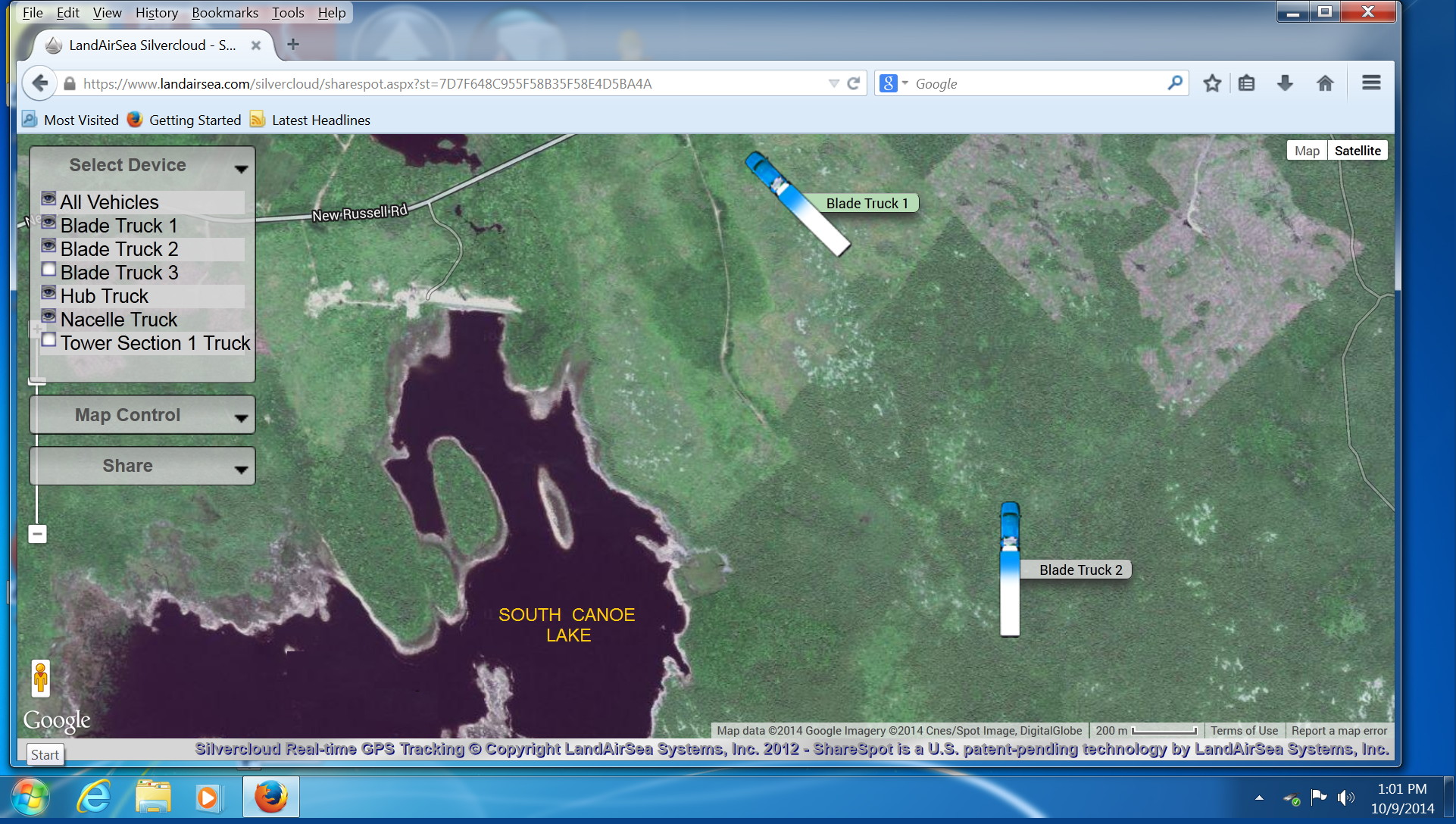 Silvercloud-Real-time-GPS-Tracking-LandAirSea-Systems-Inc-South-Canoe-2014oct09-1301h