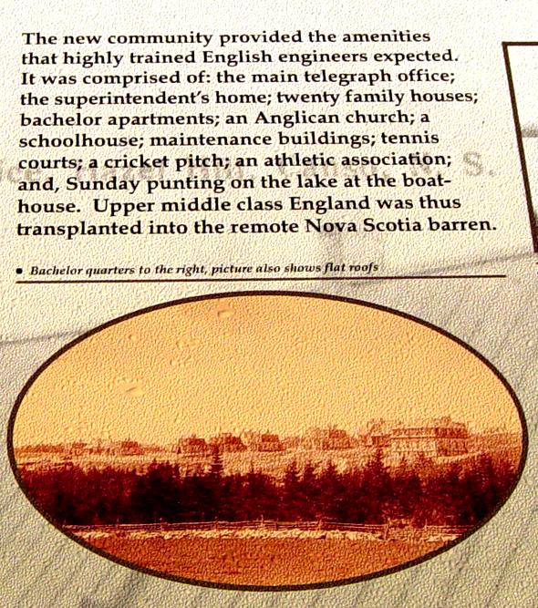 Hazel Hill: Commercial Cable Trans Atlantic Park, center interpretative panel