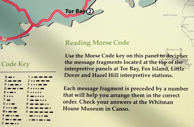 Hazel Hill: Commercial Cable Trans Atlantic Park, west interpretative panel