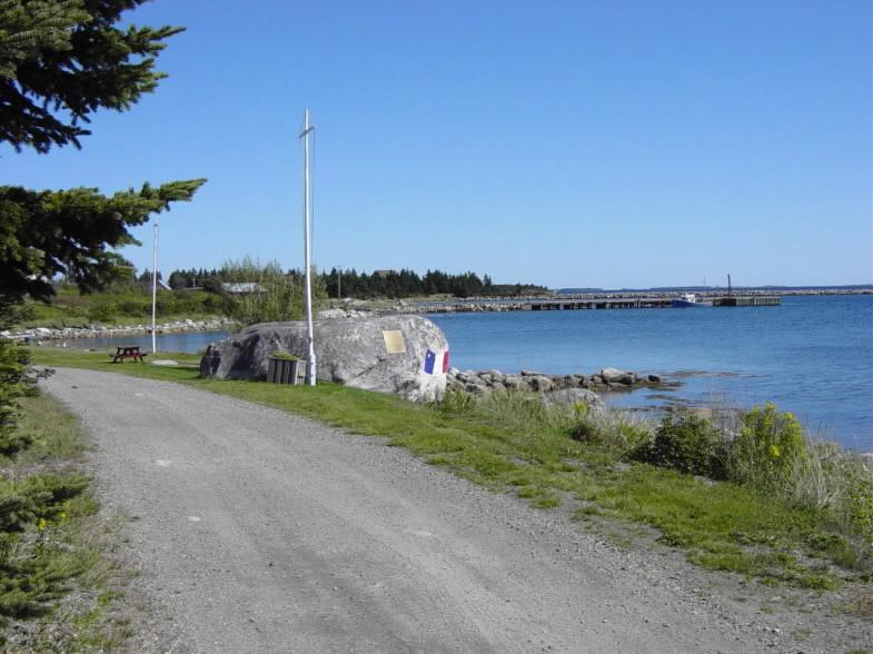 Charlos Cove: historical plaque