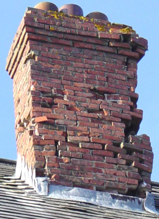 Hazel Hill: Commercial Cable Company telegraph building, middle chimney