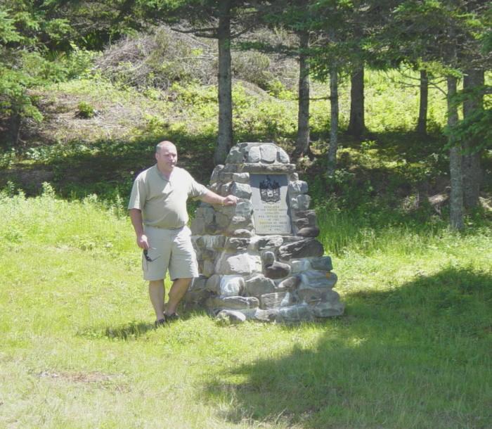 Country Harbour: Loyalist monument