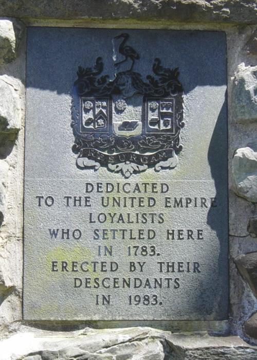 Country Harbour: Loyalist monument