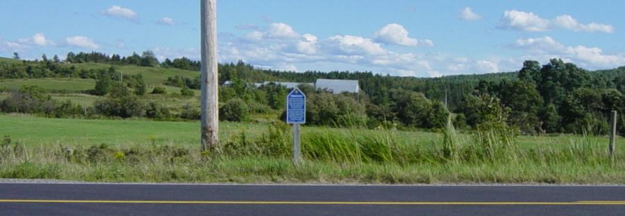 Hants County: Acadian Heritage sign #08, Lebreau Creek