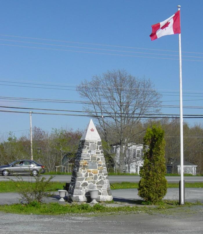 Windsor Junction, Nova Scotia: war memorial monument