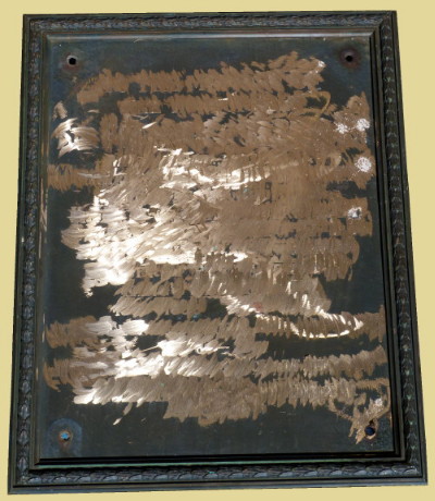 Stolen F.W. Borden memorial plaque recovered, severely damaged