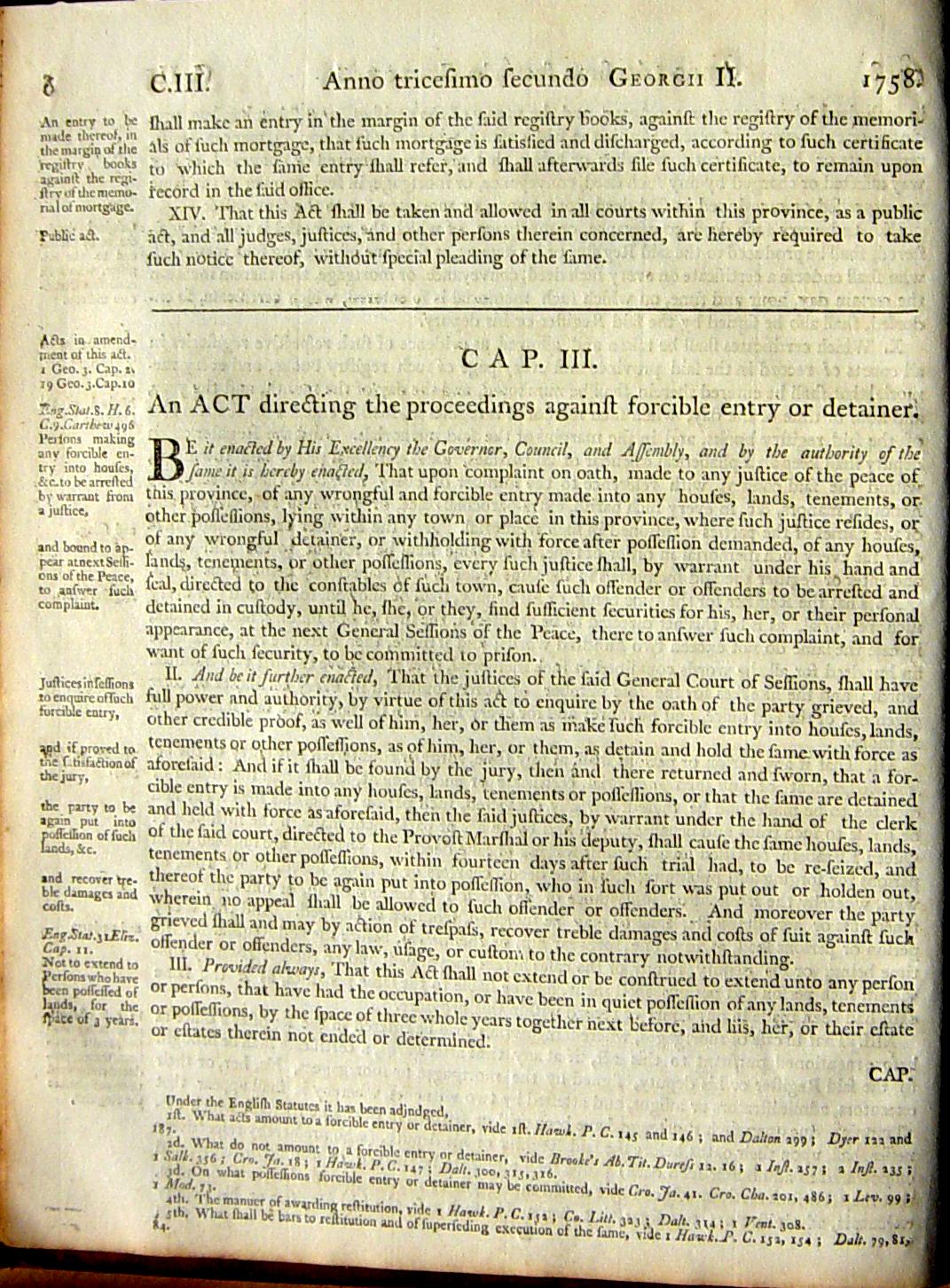 Page 6, Statutes of Nova Scotia, 1805, R.J. Uniacke