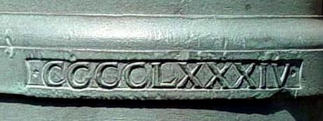 Chester: war memorial monument, north cannon serial number 484