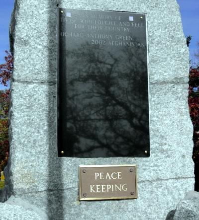 Chester: war memorial monument, south face