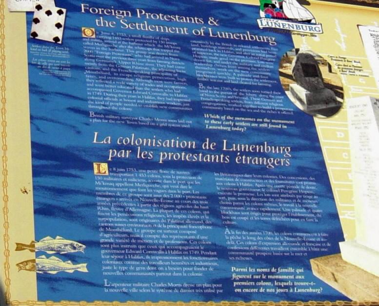 Montbeliard monument, interpretative panel