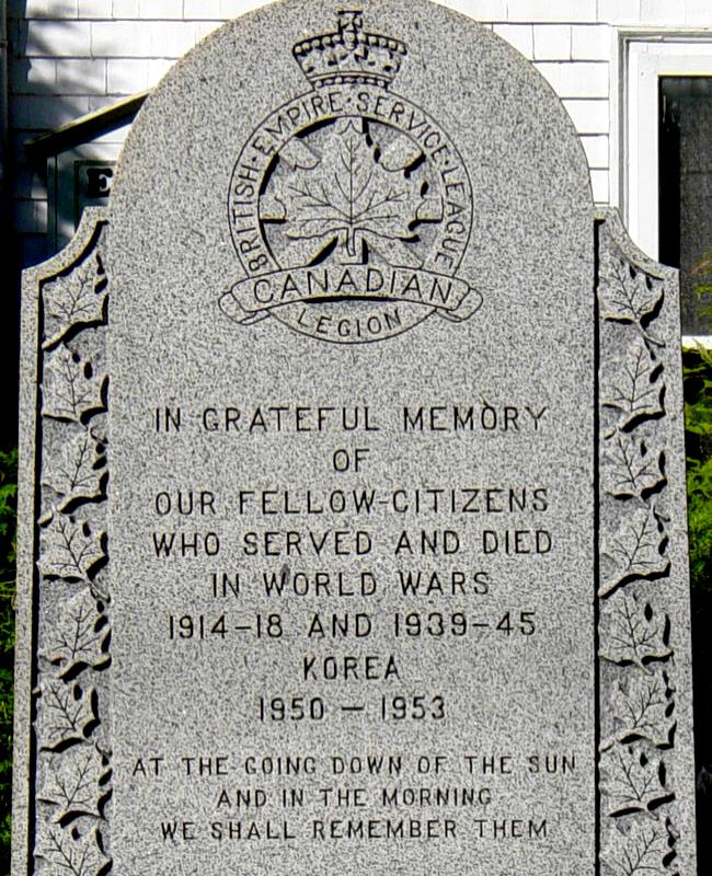 New Germany: war memorial