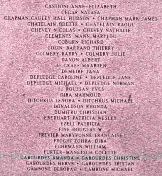 Panel two: Swissair Flight 111 memorial, Bayswater