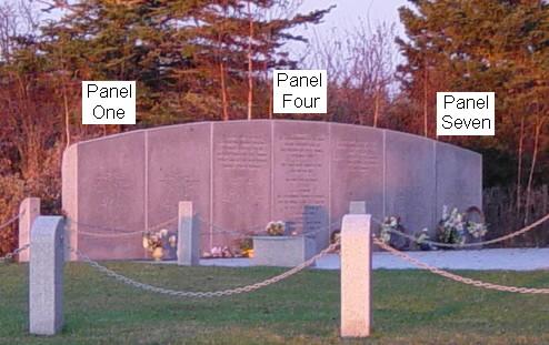 Swissair Flight 111 memorial, Bayswater: at dawn