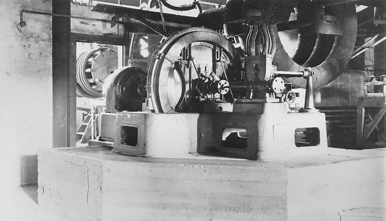 Spark transmitter at Marconi Towers, Cape Breton Island, Nova Scotia