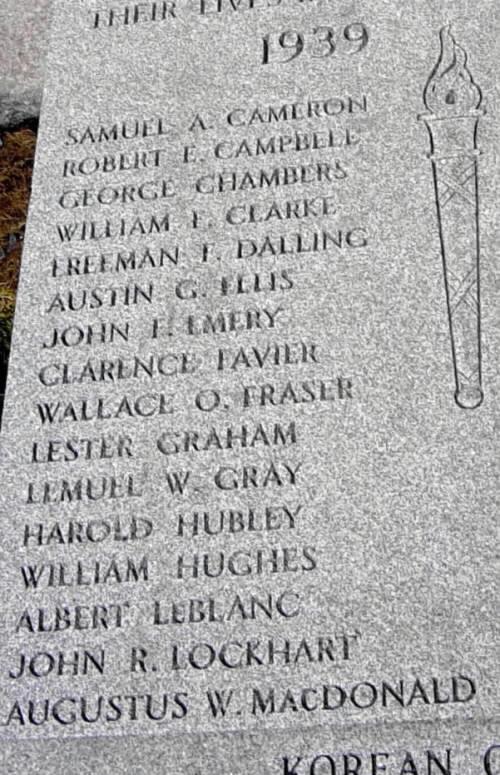 Westville: war memorial