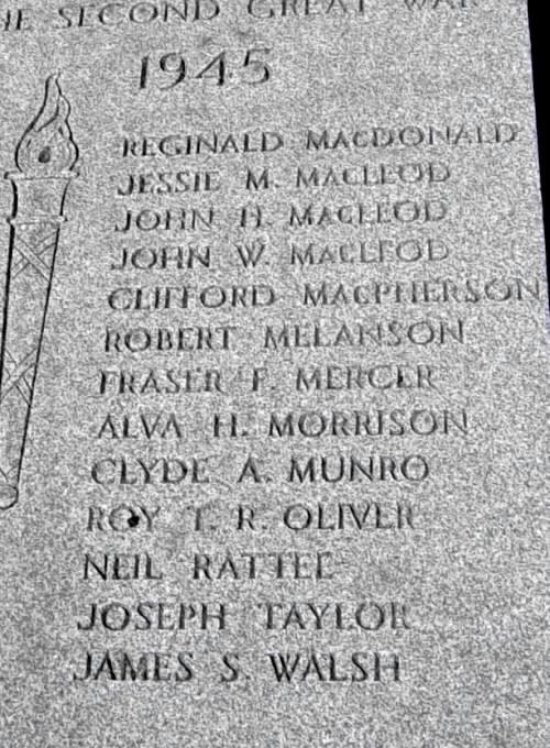 Westville: war memorial