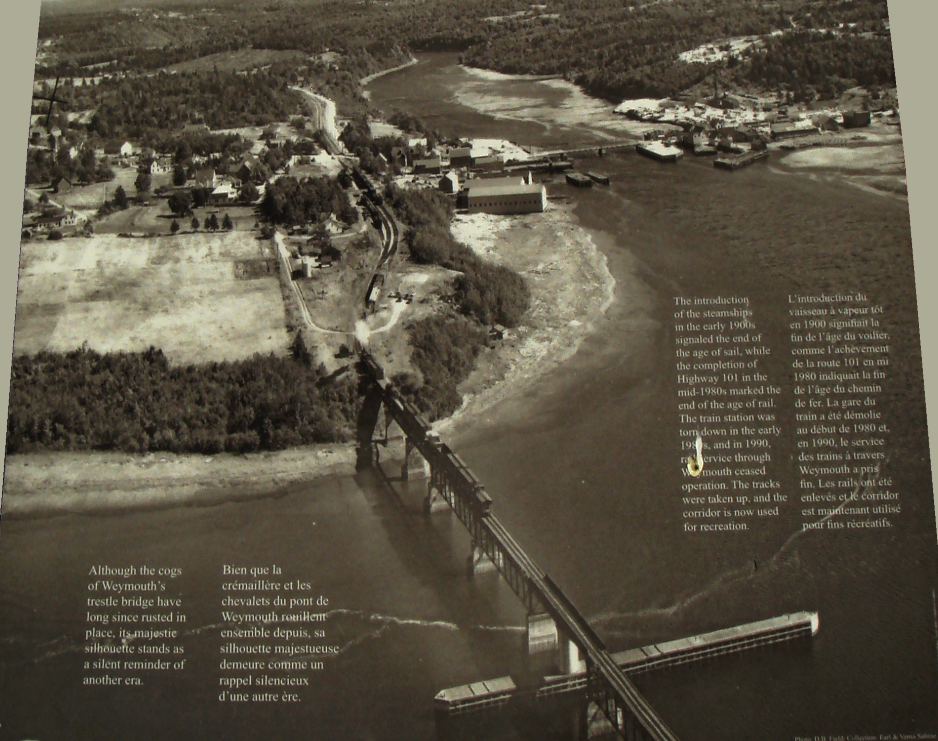 Dominion Atlantic Railway: Sissiboo River Bridge, Digby County, Nova Scotia