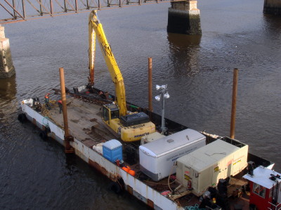 Dominion Atlantic Railway: Bear River Bridge, Digby County, Nova Scotia, 17 Dec 2011