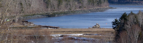 Dominion Atlantic Railway: Sissiboo River Bridge, Weymouth, Digby County, Nova Scotia, 27 Feb 2012