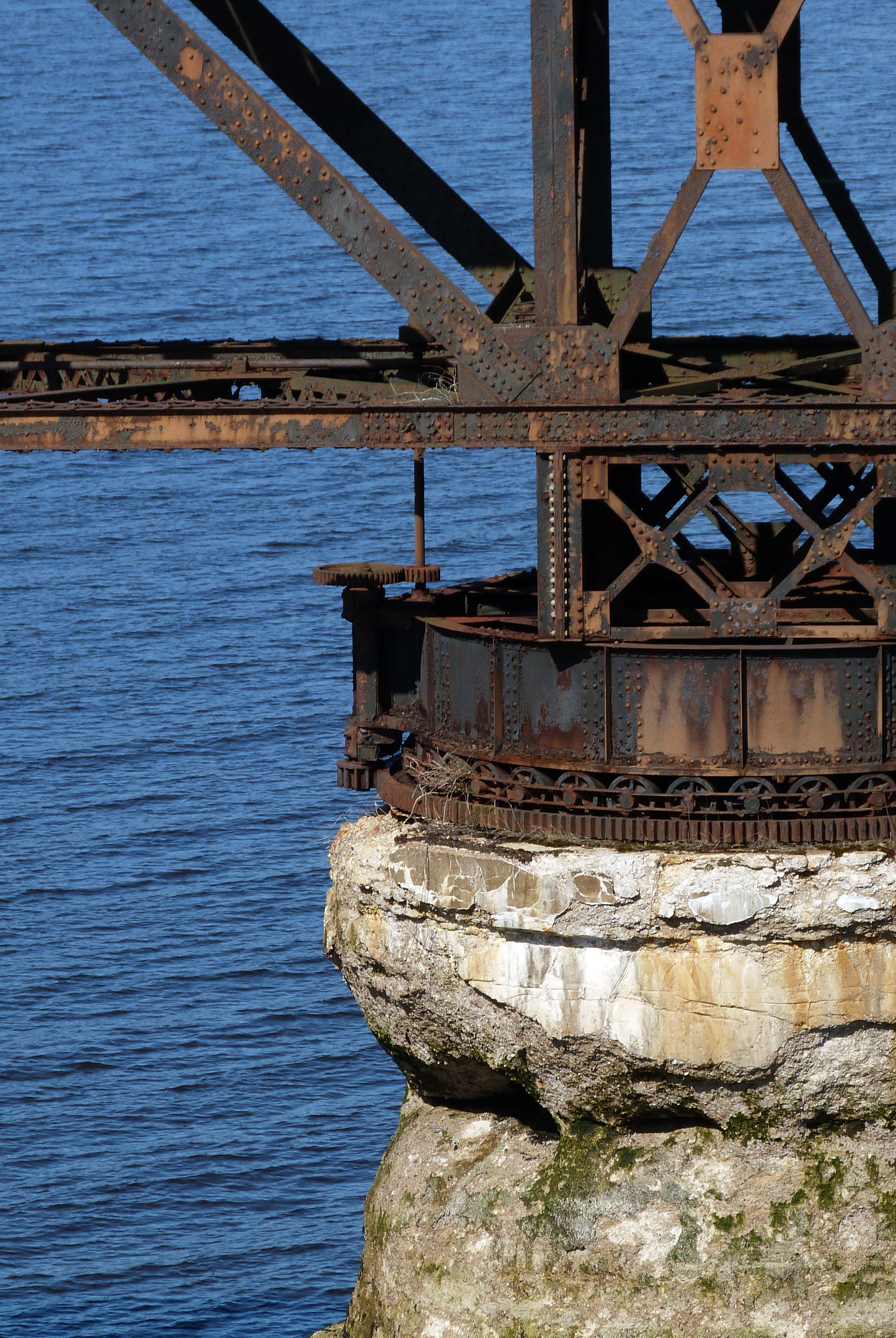 Dominion Atlantic Railway: Bear River Bridge, Digby County, Nova Scotia, 17 Mar 2012
