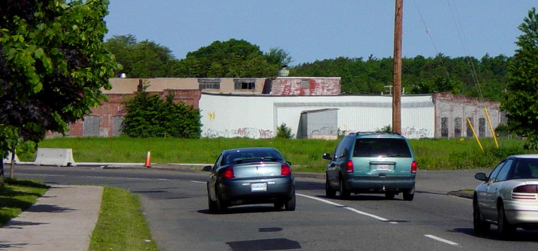 Nova Scotia: Kentville Roundhouse as seen from Webster Street