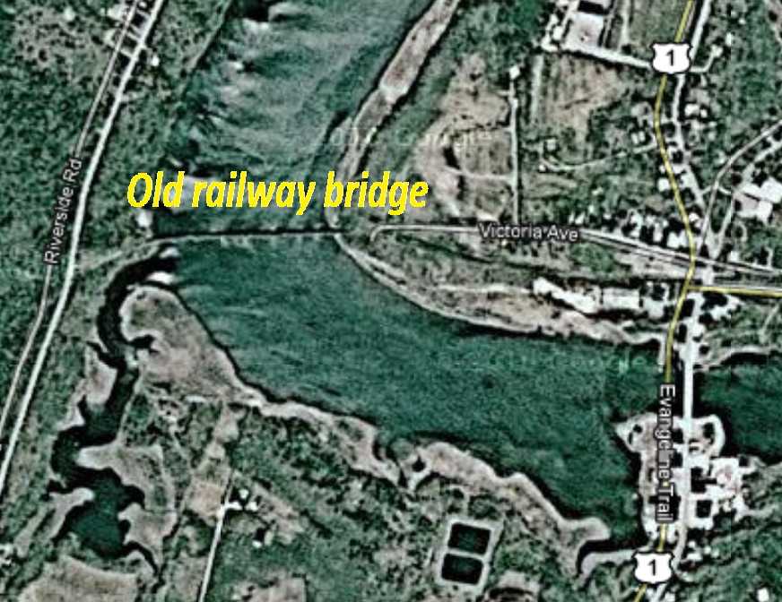 Dominion Atlantic Railway: Sissiboo River Bridge, Weymouth, Digby County, Nova Scotia