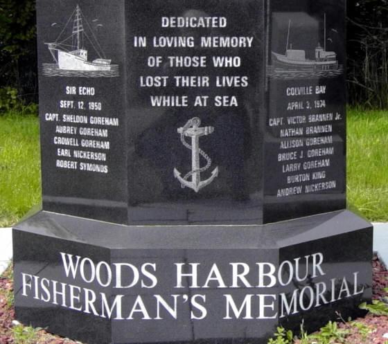 Woods Harbour fisherman's memorial