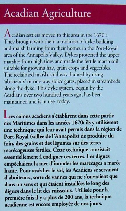 Fort Lawrence interpretative panel