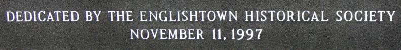 Englishtown war memorial monument