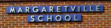 Nova Scotia: Margaretville Consolidated School sign